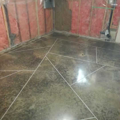 Decorative Concrete Floor — After
