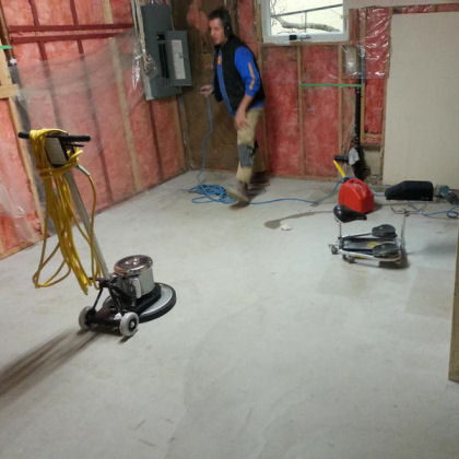 Decorative Concrete Floor — Before